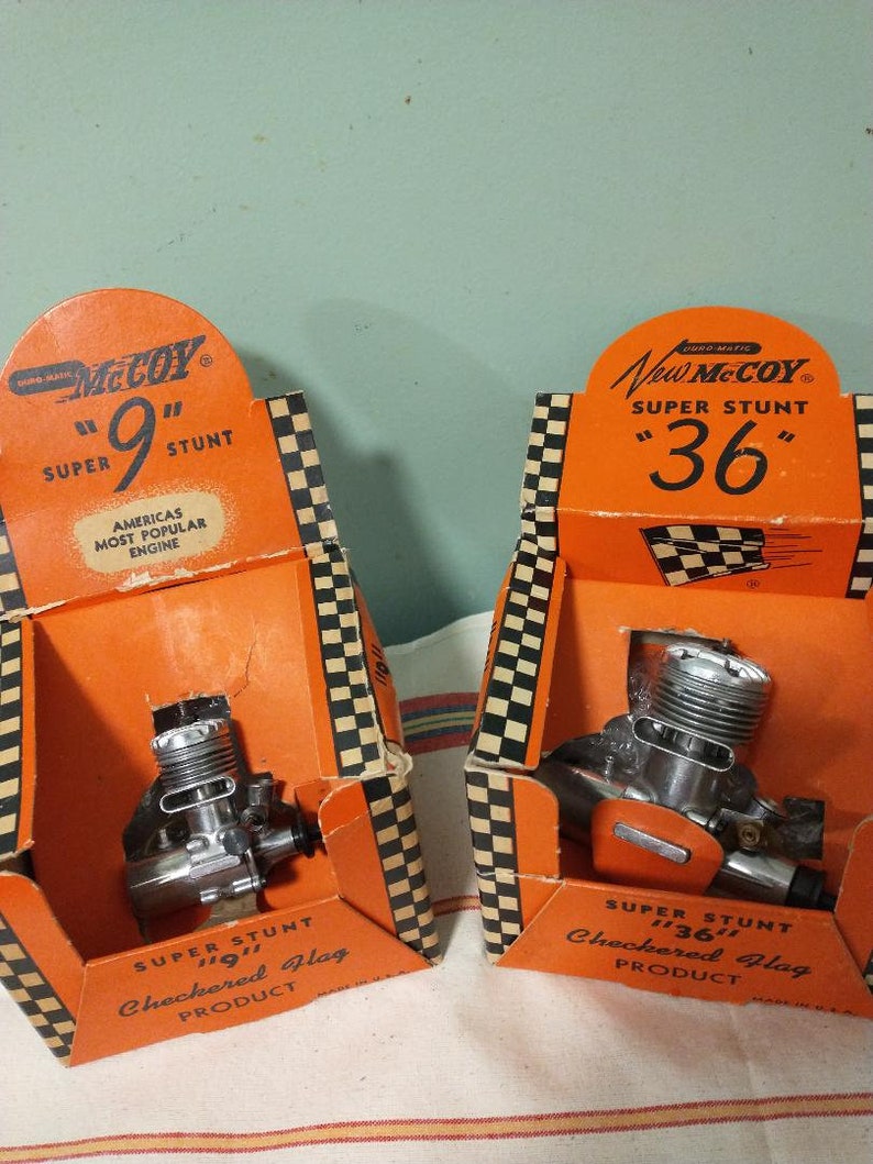 1955 Display Box Enginemcoy Super Stunt 9 Engine Etsy
