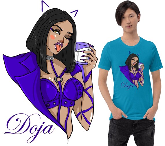 Doja Cat Shirt Tshirt Tshirt Doja Cat Gift Doja Cat Art Doja Etsy