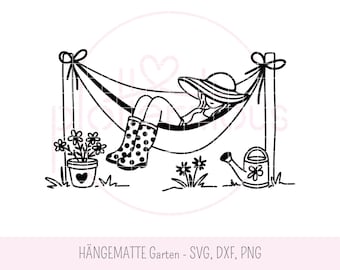 Tuinhangmat met spreuken - svg, png, dxf, tuinbord, tuingeluk, tuindecoratie, cadeau, plotterbestand, lasergravure, lijntekening