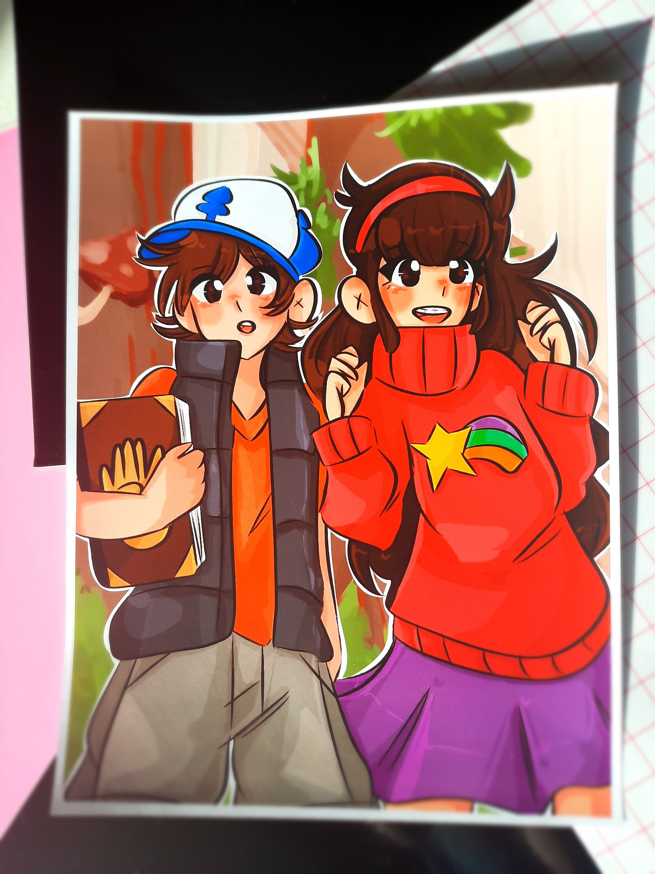 Dipper and Mabel Print Etsy - Il Fullxfull.4099121612 84pa