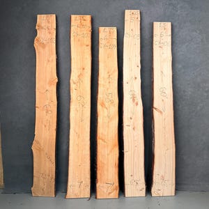Live Edge Cypress Wood Slabs, Long Wood Boards, DIY Woodworking Supplies, Unfinished Wood, Live Edge Floating Shelves, Tabletop Wood