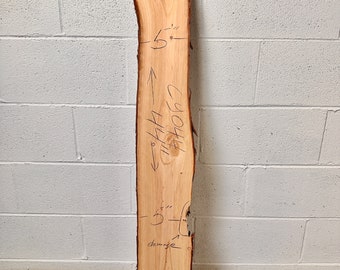 Cypress Wood Slab (CY044) Live Edge Board, DIY Woodworking Supplies, Unfinished Wood, Live Edge Floating Shelves