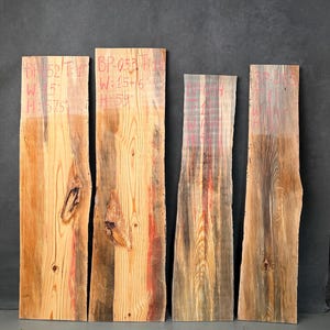 Blue Pine Wood Slabs, Rare Find Rainbow Pine, Live Edge Boards, DIY Woodworking Supplies, Live Edge Floating Shelves, Beetle Kill Pine