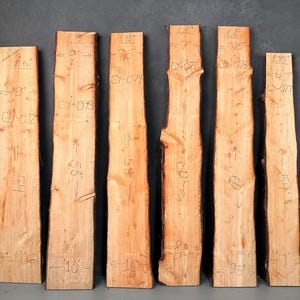 Live Edge Cypress Wood Slabs, Long Wood Boards, DIY Woodworking Supplies, Unfinished Wood, Live Edge Floating Shelves, Tabletop Wood