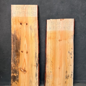 Blue Pine Wood Slabs, Rare Find Rainbow Pine, Live Edge Boards, DIY Woodworking Supplies, Live Edge Floating Shelves, Beetle Kill Pine
