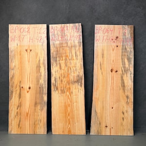 Blue Pine Wood Slabs, Rare Find Rainbow Pine, Live Edge Boards, DIY Woodworking Supplies, Live Edge Floating Shelves, Beetle Kill Pine