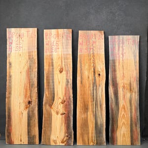 Blue Pine Wood Slabs, Rare Find Rainbow Pine, Live Edge Boards, DIY Woodworking Supplies, Live Edge Floating Shelves, Beetle Kill Pine