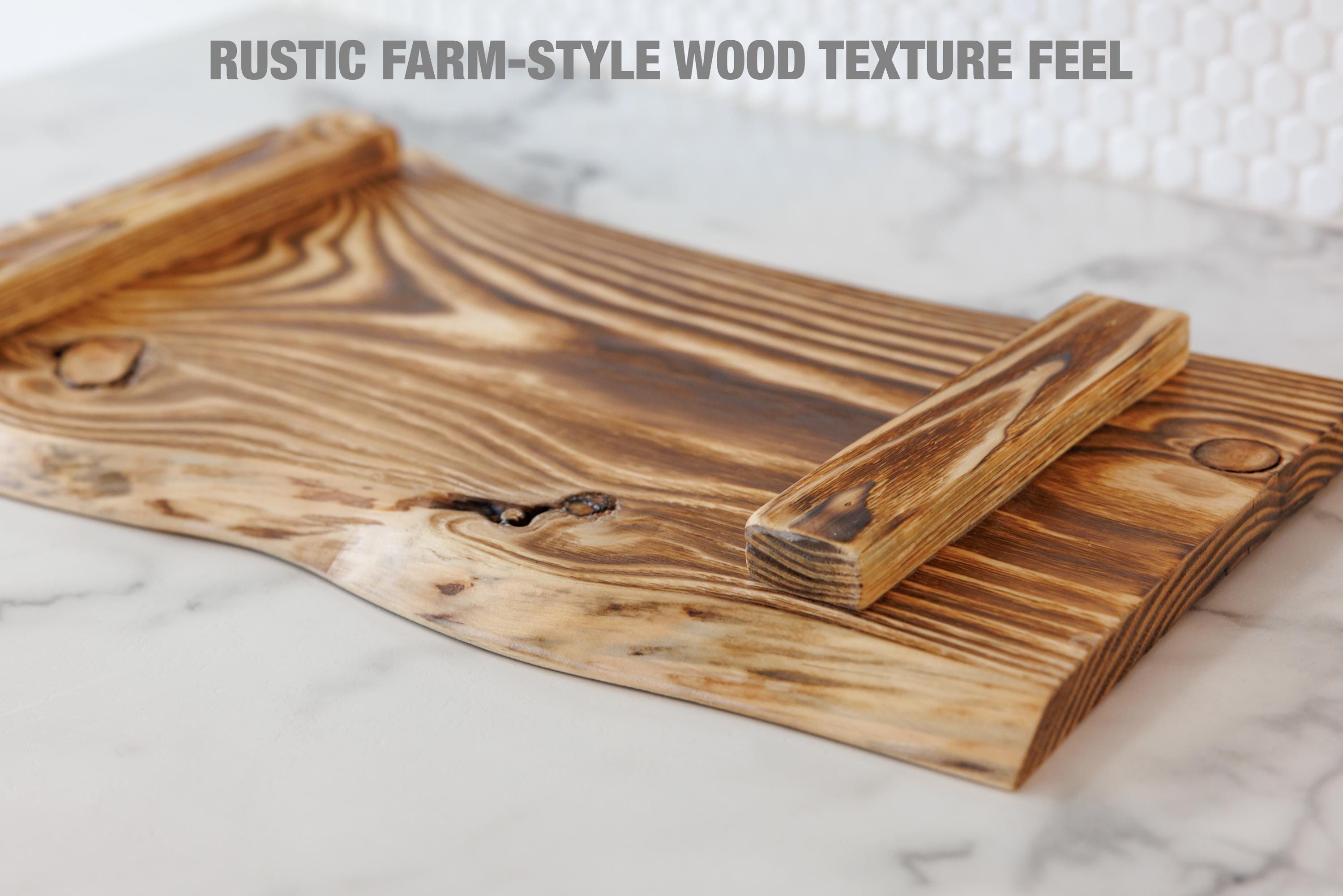 Live Edge Rustic Wood Riser, Farmhouse Decor, Kitchen Decor Stand, Wood ...