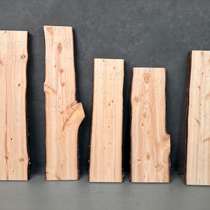 Live Edge Cypress Wood Slabs, Long Wood Boards, DIY Woodworking Supplies, Unfinished Wood, Live Edge Floating Shelves, Tabletop Wood