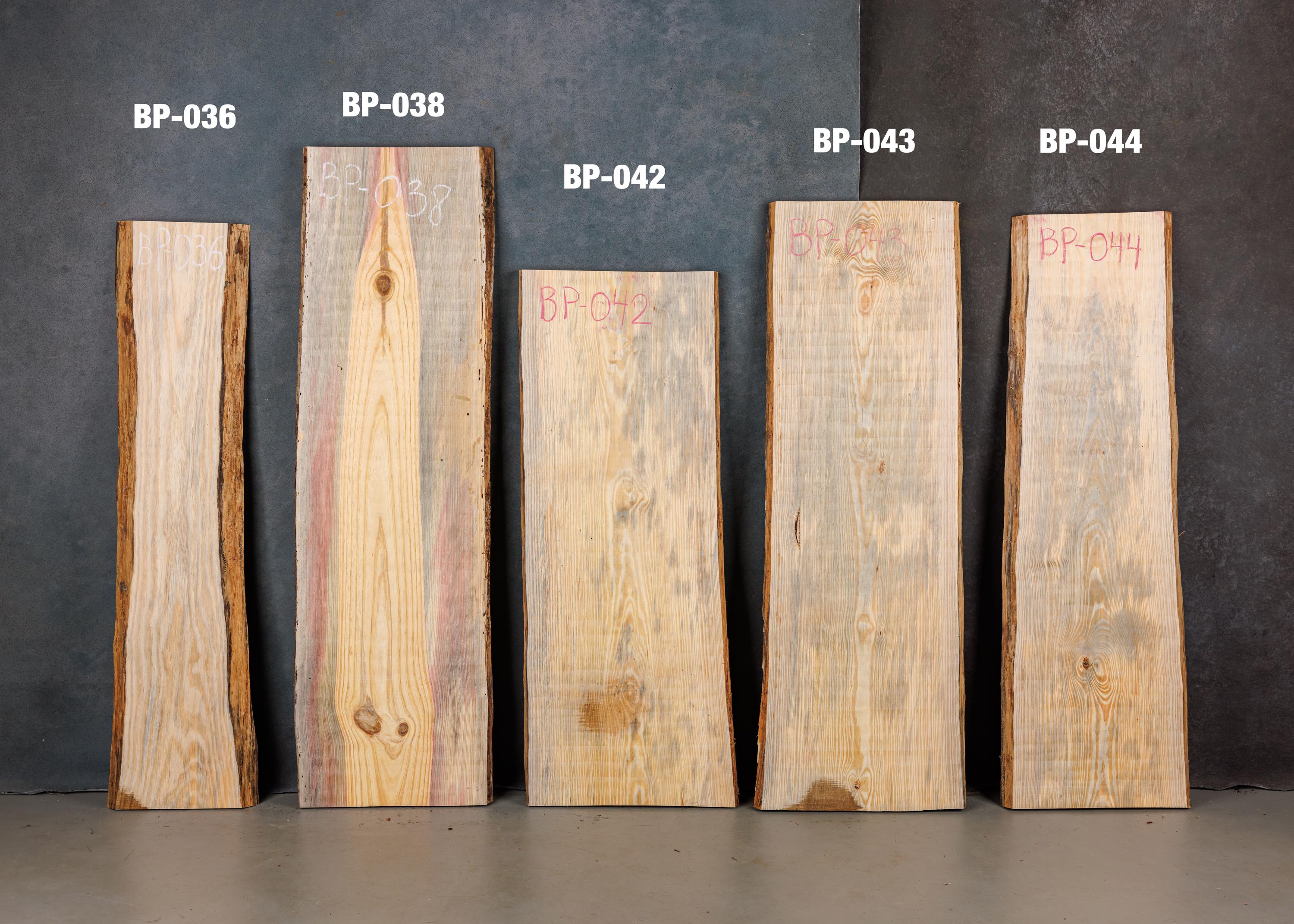 Blue Pine Wood Slabs, Rare Find Rainbow Pine, Live Edge Boards, DIY ...
