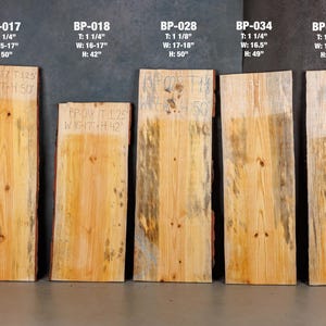 Blue Pine Wood Slabs, Rare Find Rainbow Pine, Live Edge Boards, DIY Woodworking Supplies, Live Edge Floating Shelves, Beetle Kill Pine
