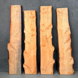 Live Edge Cypress Wood Slabs, Long Wood Boards, DIY Woodworking Supplies, Unfinished Wood, Live Edge Floating Shelves, Tabletop Wood
