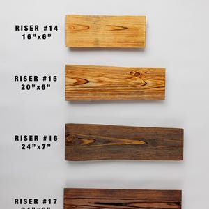 Live Edge Rustic Wood Riser, Farmhouse Decor, Kitchen Decor Stand, Wood ...