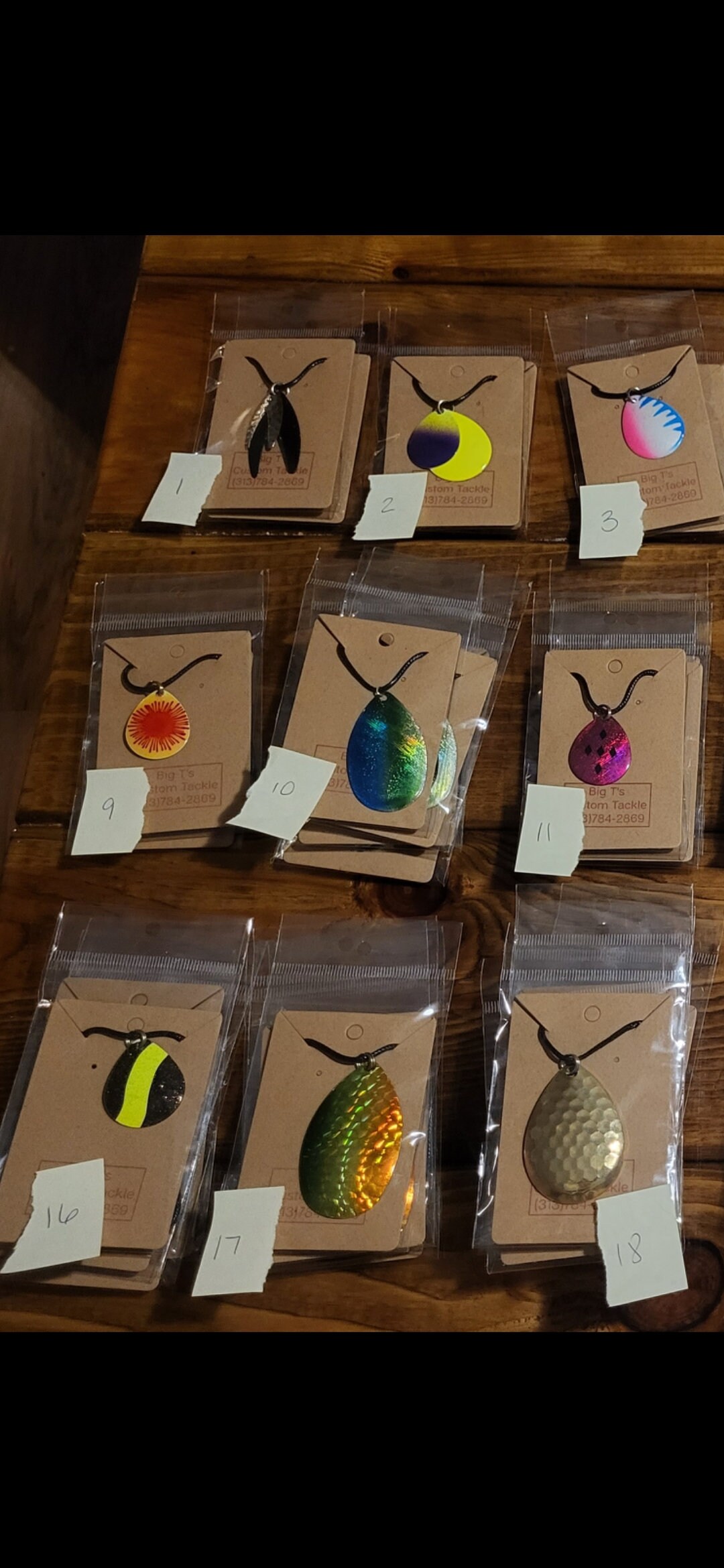 Handmade Fishing Lure Necklace 20 Etsy