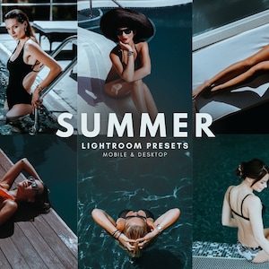 15 SUMMER Lightroom Presets Mobile & Desktop Presets | Photo Editing, Summer Presets, Instagram Presets, Travel Presets, Beach Presets