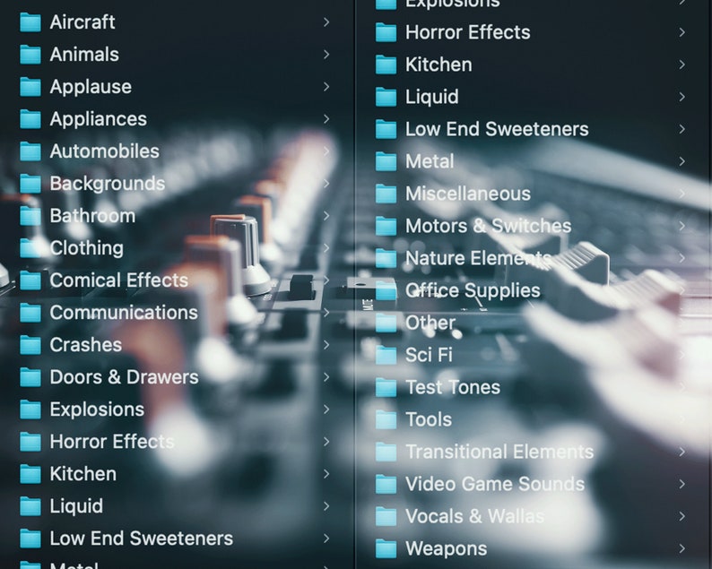 1000 Professional Sound Effects Pack for Video Film Content Creator