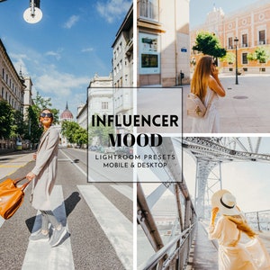20 INFLUENCER Lightroom Presets Mobile & Desktop | Influencer  Presets, Blogger Presets, Aesthetic Presets, instagram Presets, Photo Filters