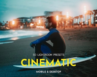 50 CINEMATIC Film Lightroom Presets Mobile & Desktop | instagram Presets, Cinematic Presets, Outdoor Presets, Film Presets, Photo Filters