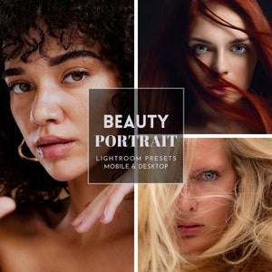 15 BEAUTY  PORTRAIT Lightroom Presets Mobile & Desktop | Moody Presets, iPhone Presets, Fashion Presets, Blogger Presets, Aesthetic Presets
