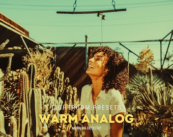 50 WARM FILM Lightroom Presets | Lightroom Mobile Desktop Presets | Instagram Filters, iPhone Presets, Analoge Presets, Polaroid Presets