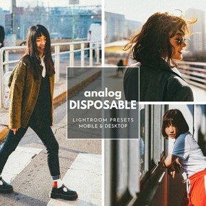 15 DISPOSABLE ANALOG Lightroom Presets |  Mobile Presets, Desktop Presets | iPhone Preset, Photo Filters, Blogger Presets, instagram Presets
