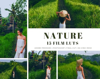15 Nature Sony LUTs | Cinematic Video Presets, Color Grading (Digital Download)
