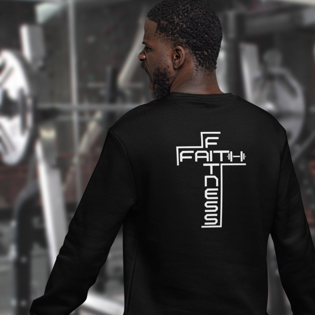 Christian Gym Pullover Sweatshirt Christian Crossfit Black Etsy