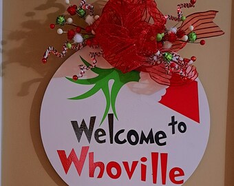 Welcome to Whoville Sign - Etsy