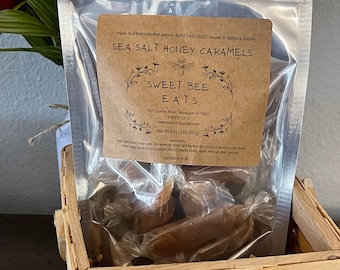 Sea Salt Honey Caramels