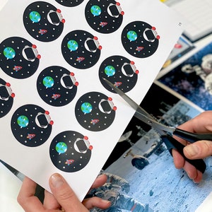 Astronaut treasure hunt for children aged 6-8. Download directly. Cool puzzles and matching decorations. image 7