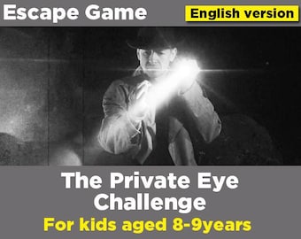 Escape room kit 9-11 years.  Family Escape room, DIY escape game kit, escape room children's party, treasure hunt.