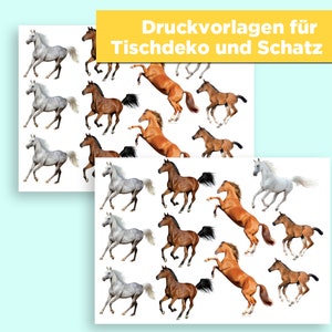 Pferde Schatzsuche für Kinder von 8-11 Jahren. Zum direkten downloaden. Coole Rätsel und passende Deko für den Kindergeburtstag. Bild 4