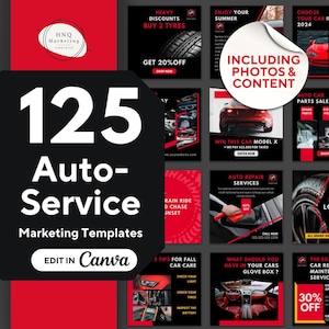 Auto Mechanic Instagram Post Templates, Automotive Car Repair Shop, Auto Repair Shop Instagram, Car Wash Services, Automotive Shop Marketing