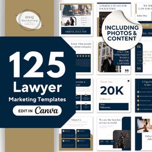 ATTORNEY & LAW FIRM Instagram Template Canva, Attorney Instagram Post Template, Marketing Template for Lawyer, Law Office Instagram Posts.