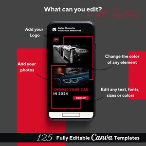 Auto mechanic Instagram templates. Editable Canva templates for car repair shops, mechanics, and auto detailing businesses. Includes Instagram post templates, Instagram story templates, and Instagram carousel templates with automotive-themed designs to promote services, special offers, and customer testimonials.
This Etsy listing includes Instagram post templates, Instagram story templates, and a grid layout for Instagram.