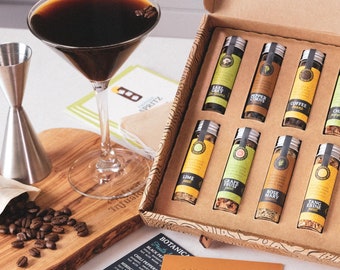 Vodka Infusion Kit • Espresso Martini Cocktail Gift Set • Birthday Gift For Her • Make Your Own DIY Mocktails •