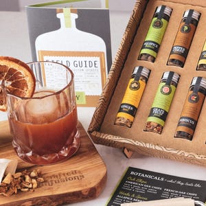 Whiskey Barware Gift For Dad • Alcohol Infusion Kit • Bourbon Fathers Day Gifts For Men Who Have Everything • DIY Infused Cocktails For Him