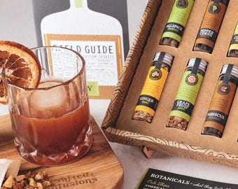 Whiskey Barware Gift For Dad • Alcohol Infusion Kit • Bourbon Fathers Day Gifts For Men Who Have Everything • DIY Infused Cocktails For Him