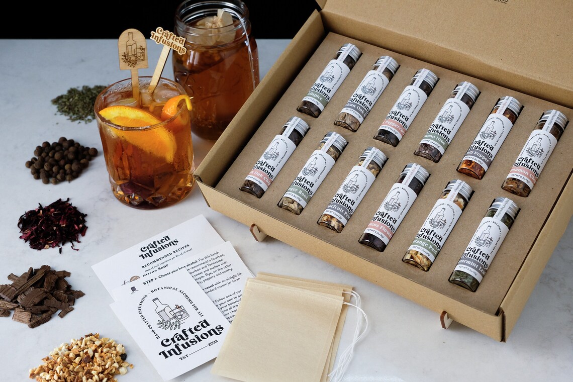 DIY Whiskey Making Kit Homemade Whiskey Gift Set Infuse Your Etsy