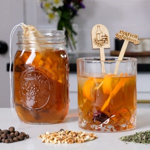 Whiskey Making Kit, DIY Cocktail Infusions For Adults, Mothers Day Gifts For Mom, Make Your Own Personalized Bourbon, Unique Barware For Him image 7
