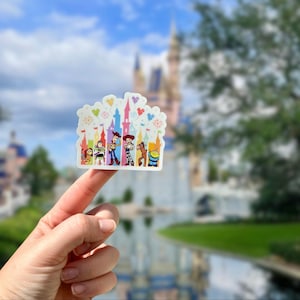 Toy Story Castle Sticker – Vinyl Waterproof Decal | Woody, Buzz, Jessie, Bullseye & Alien | Magical Laptop