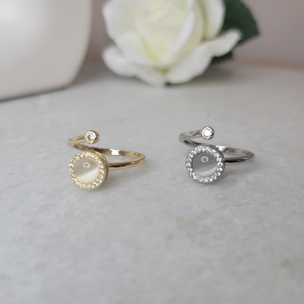 Anxiety Fidget Ring for Women, Worry Ring Spinner, Inspirational Gift, Self love Spinner Ring, Soothing Ring