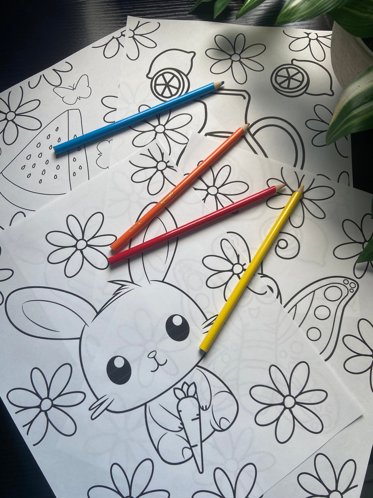 Printable Spring Coloring Pages, Printable Summer Coloring Pages ...