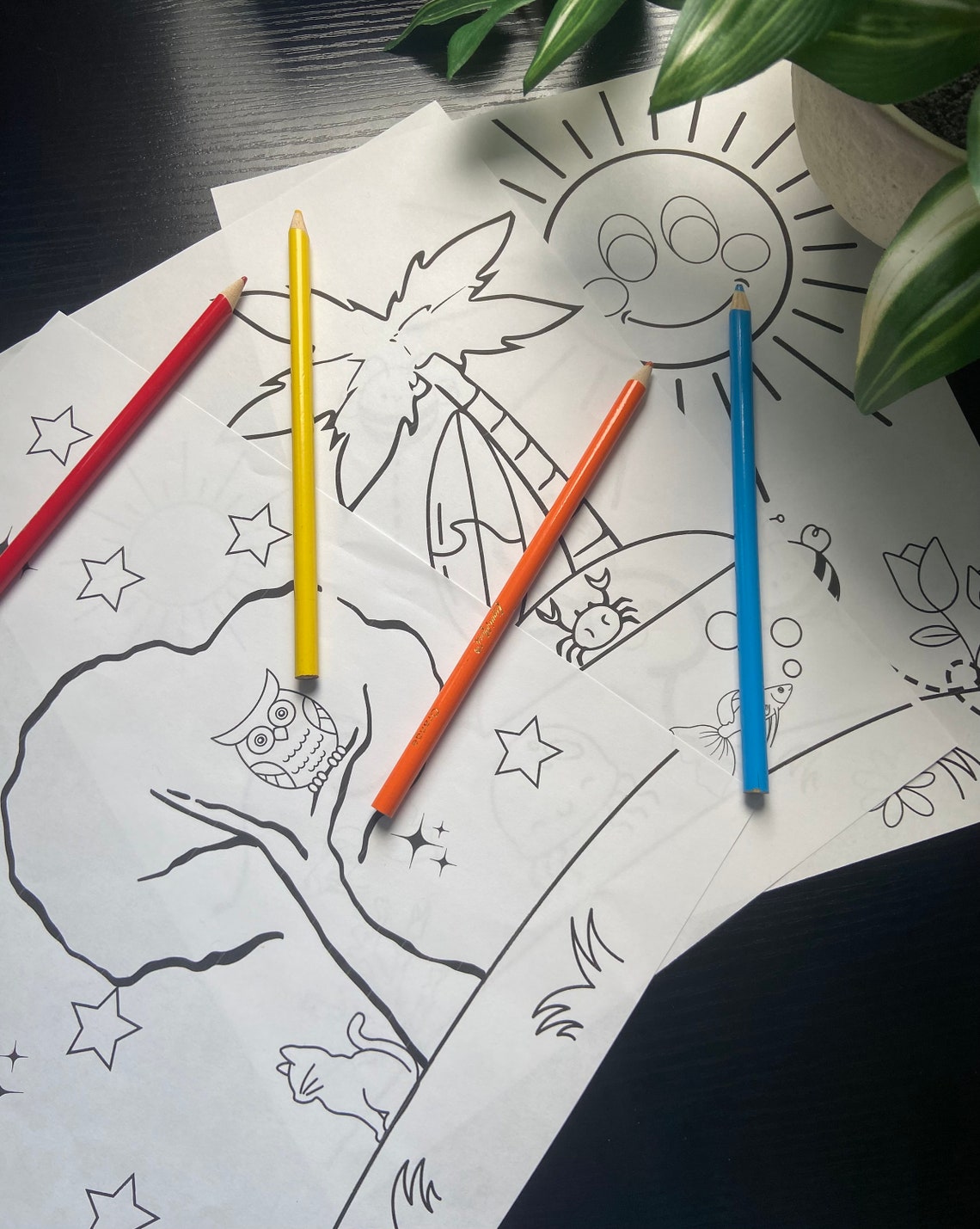 Printable Spring Coloring Pages, Printable Summer Coloring Pages ...