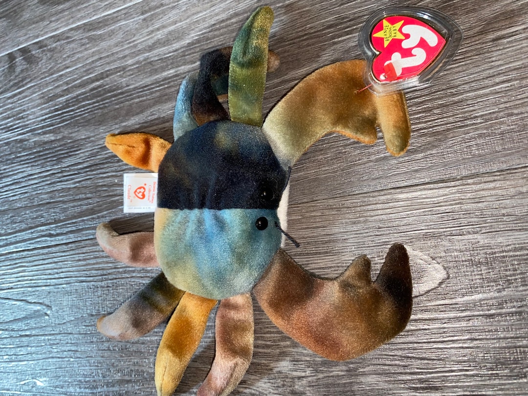 Rare Claude the Crab Beanie Baby Etsy