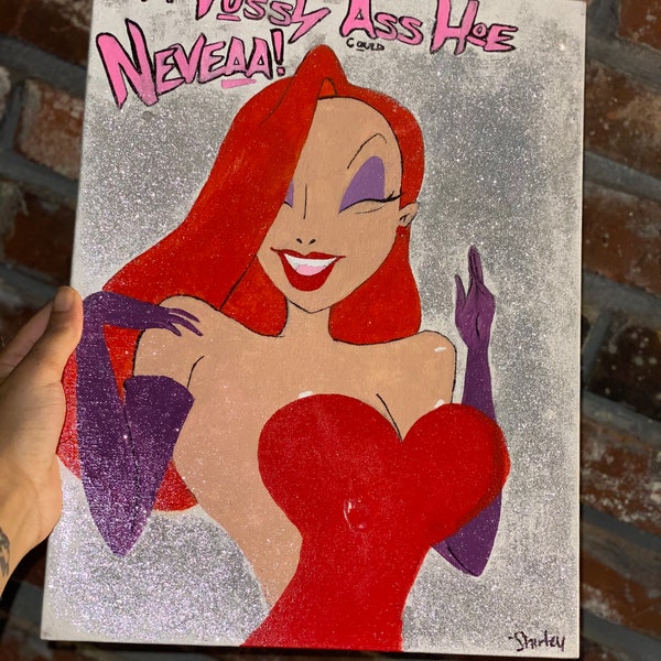 Jessica Rabbit Wall Art - Etsy