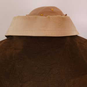 Vintage Jerold 1960s Brown Suede Cape with Collar image 6