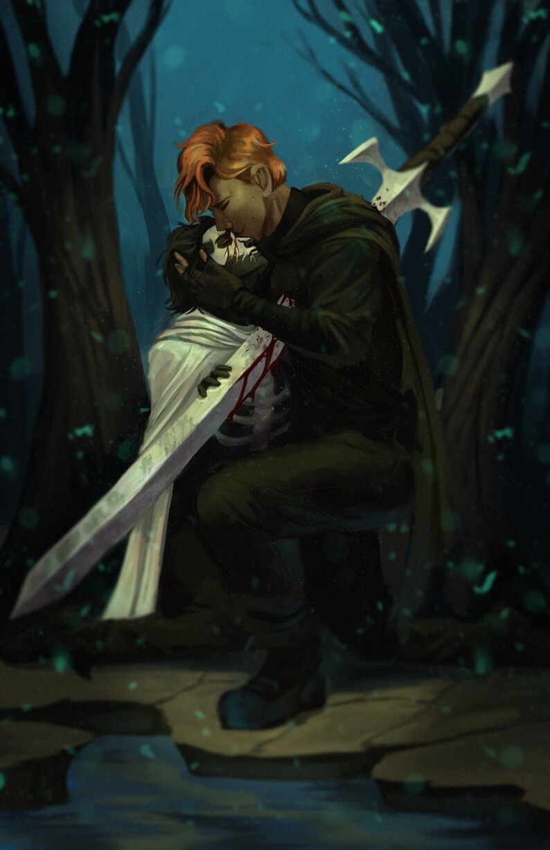 Griddlehark Fanart Print the Locked Tomb Art Etsy