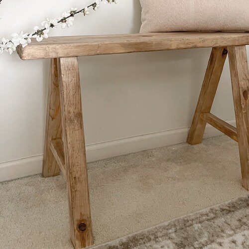 Vintage Entryway Bench Etsy