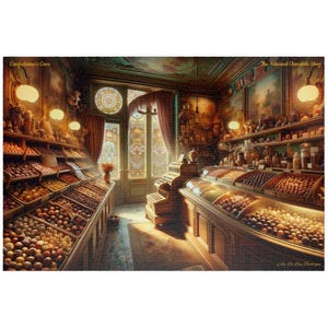 Chocolate Shop Jigsaw Puzzle: Parisian Candy Haven